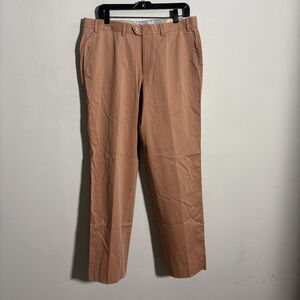 EUC MEN’S HILTL PANTS DRESS CASUAL PEACH SIZE 35 WAIST 31 INSEAM 35x31
